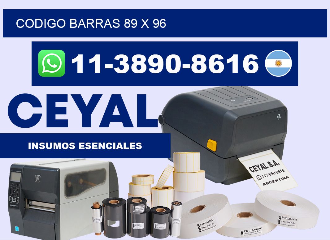 Codigo barras 89 x 96