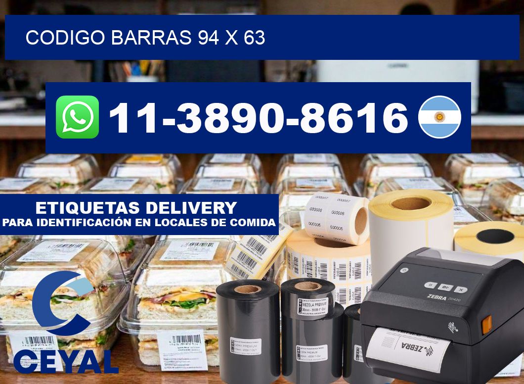 Codigo barras 94 x 63