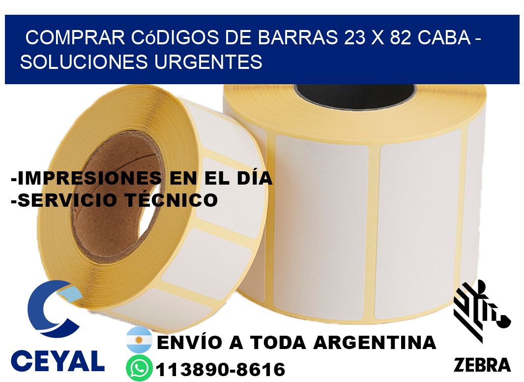 Comprar códigos de barras 23 x 82 CABA - soluciones urgentes