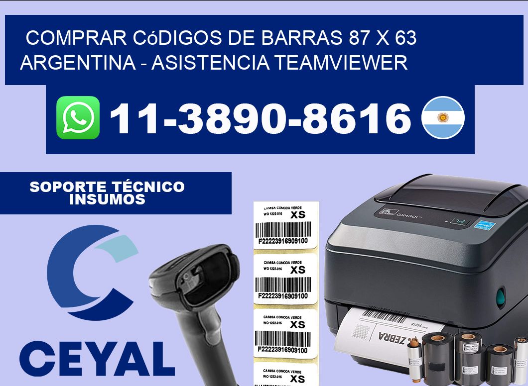 Comprar códigos de barras 87 x 63 argentina – asistencia teamviewer
