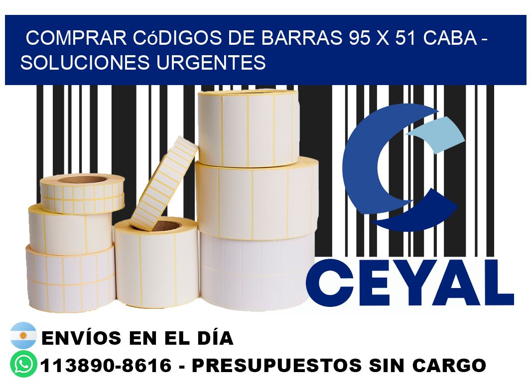 Comprar códigos de barras 95 x 51 CABA - soluciones urgentes