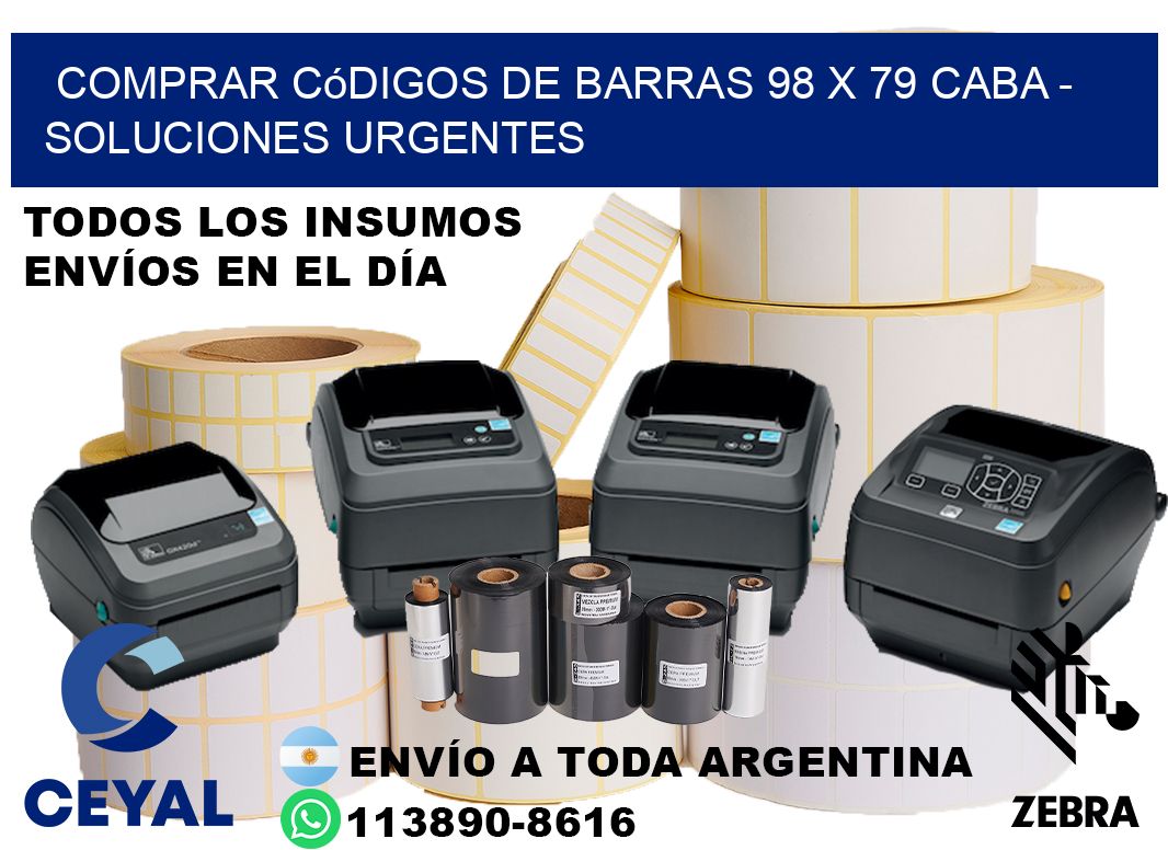 Comprar códigos de barras 98 x 79 CABA - soluciones urgentes