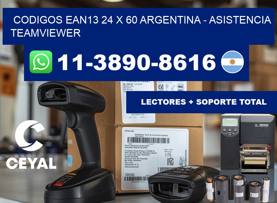 codigos ean13 24 x 60 argentina - asistencia teamviewer