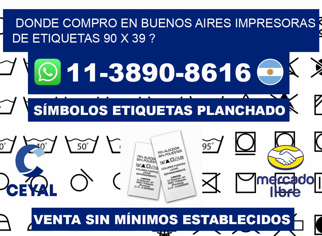 donde compro en buenos aires impresoras de etiquetas 90 x 39 ?