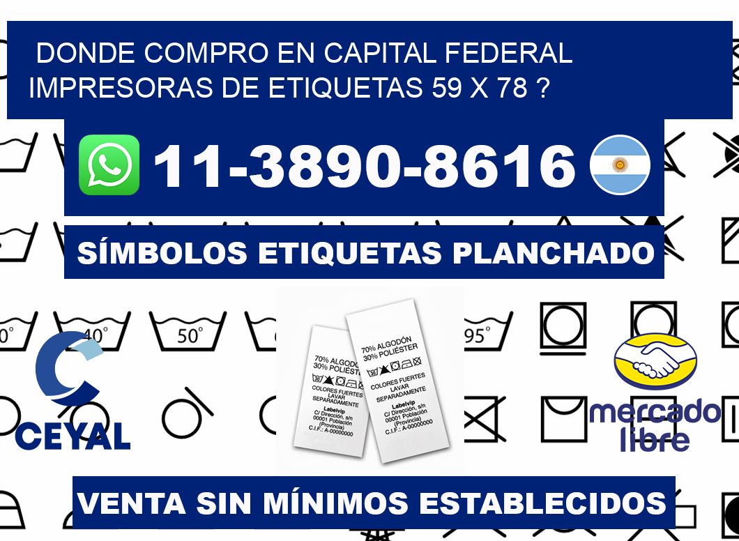 donde compro en capital federal impresoras de etiquetas 59 x 78 ?