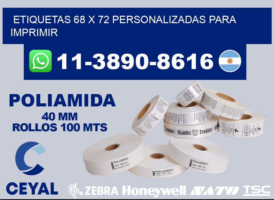 etiquetas 68 x 72 personalizadas para imprimir