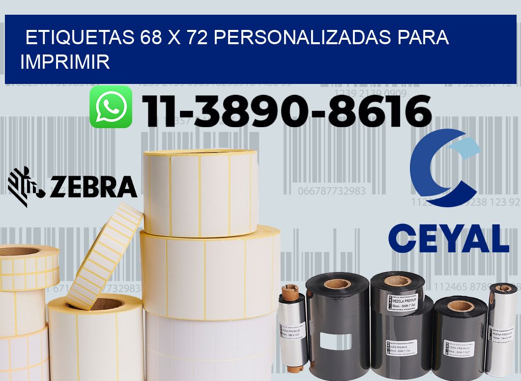 etiquetas 68 x 72 personalizadas para imprimir