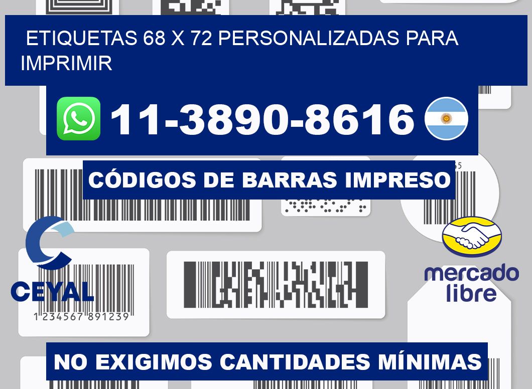 etiquetas 68 x 72 personalizadas para imprimir