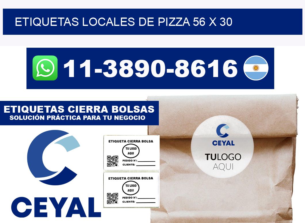 etiquetas locales de pizza 56 x 30