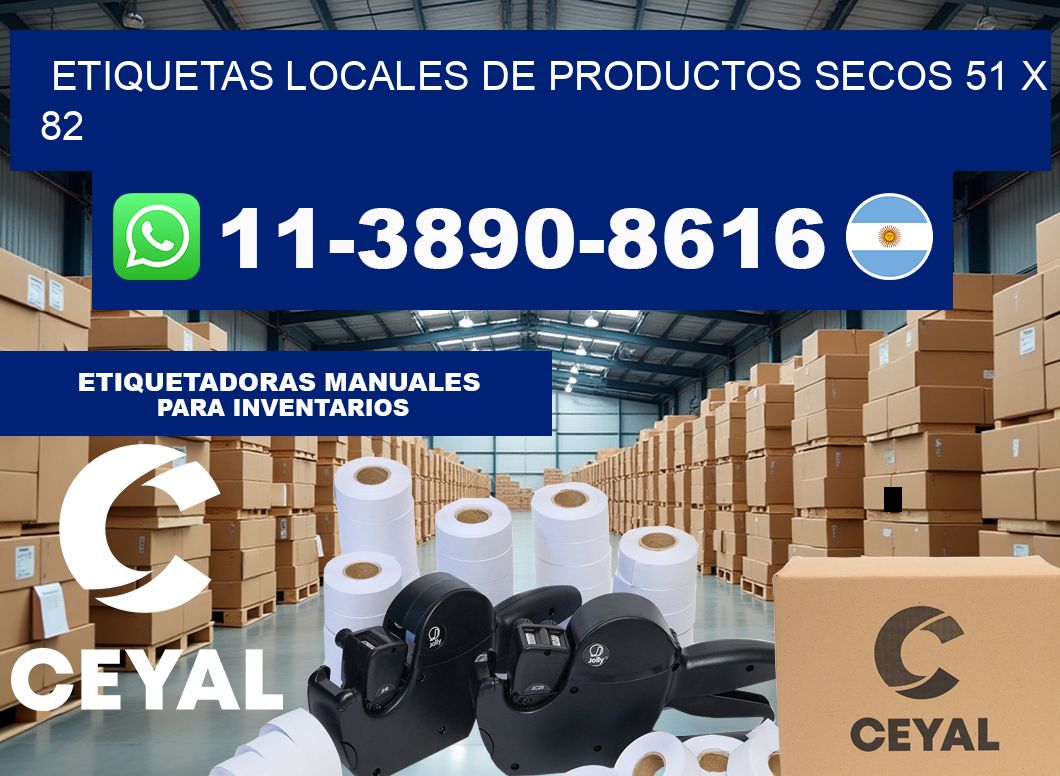 etiquetas locales de productos secos 51 x 82