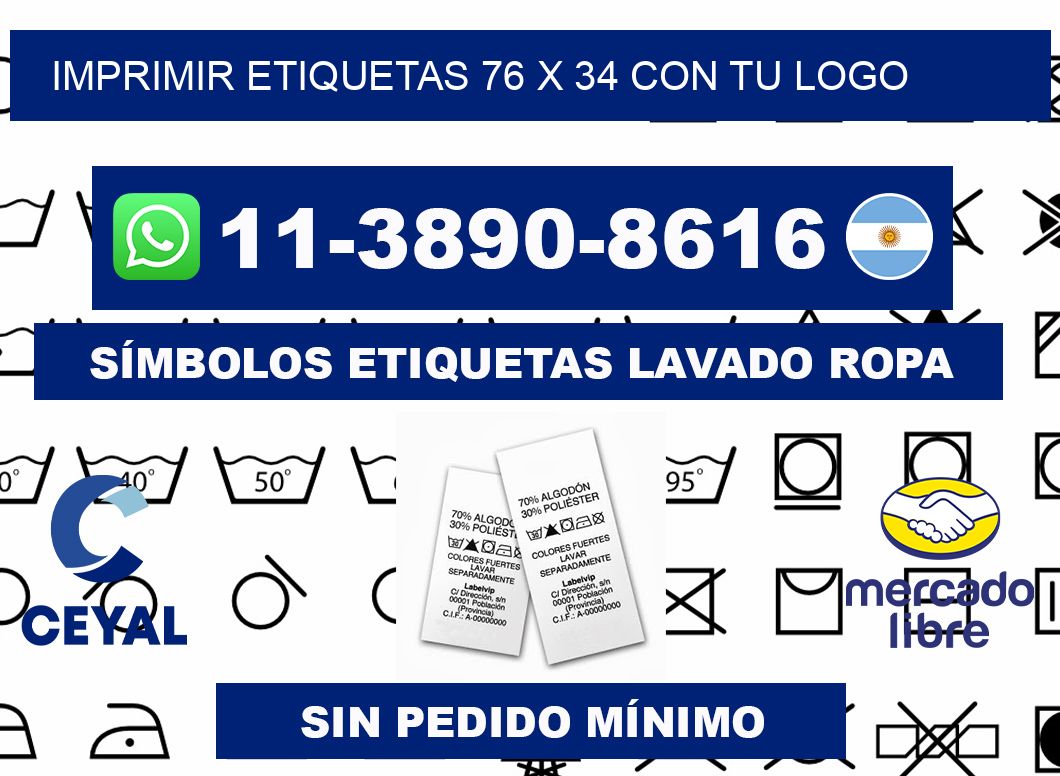 imprimir etiquetas 76 x 34 con tu logo