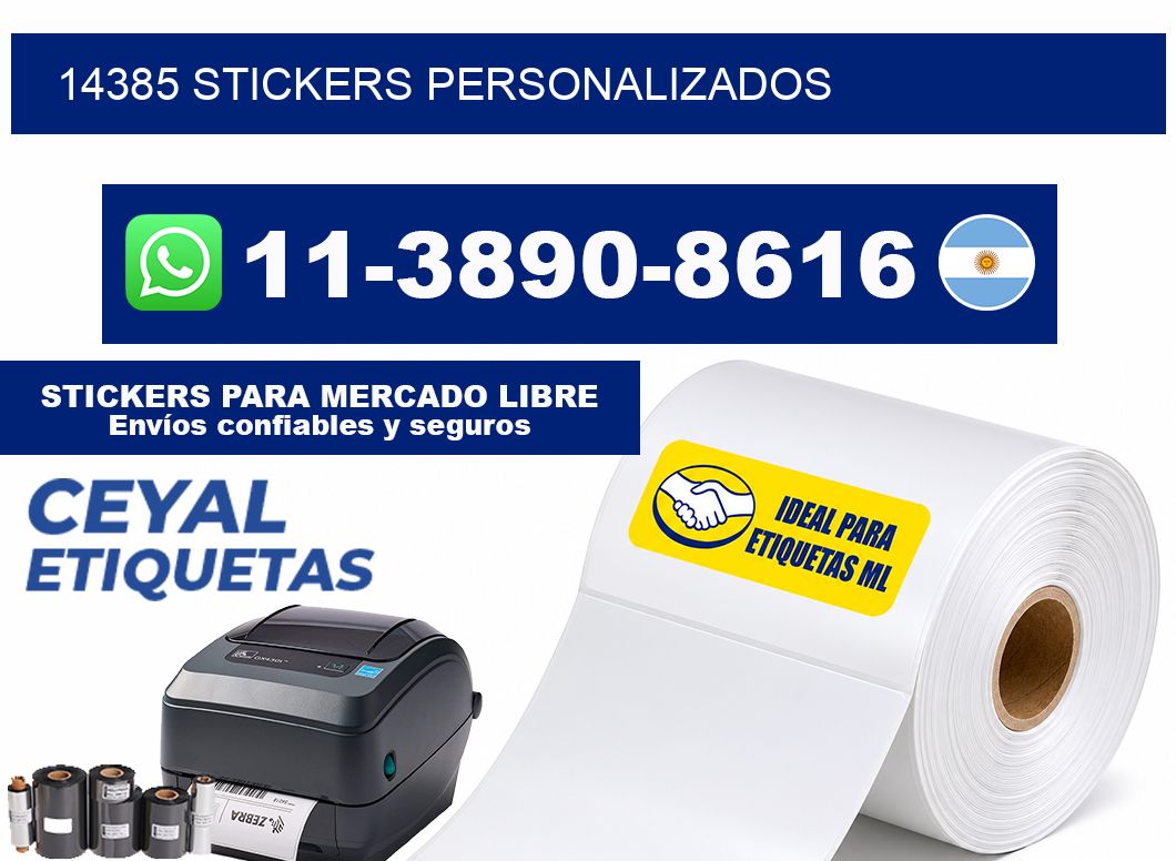 14385 stickers personalizados