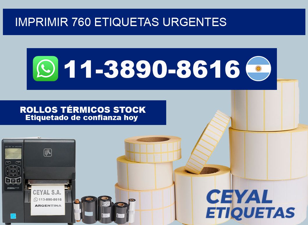 IMPRIMIR 760 ETIQUETAS URGENTES