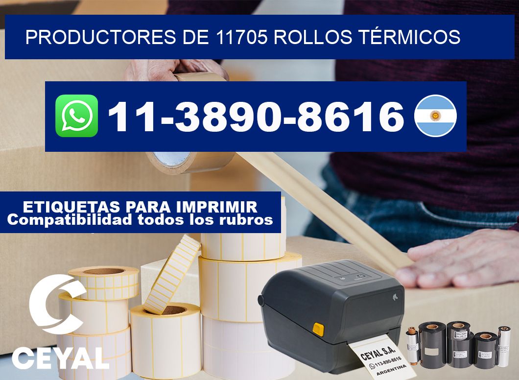 PRODUCTORES DE 11705 ROLLOS TÉRMICOS