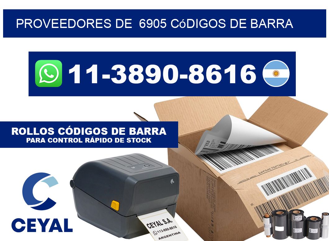 Proveedores de  6905 códigos de barra