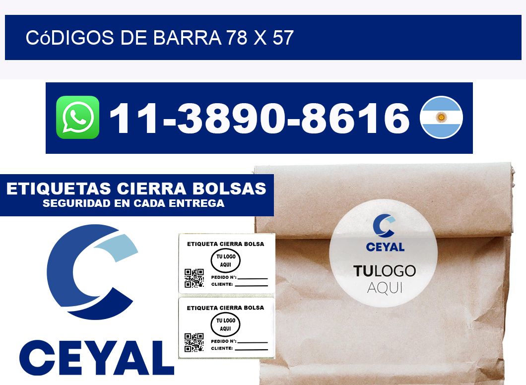códigos de barra 78 x 57