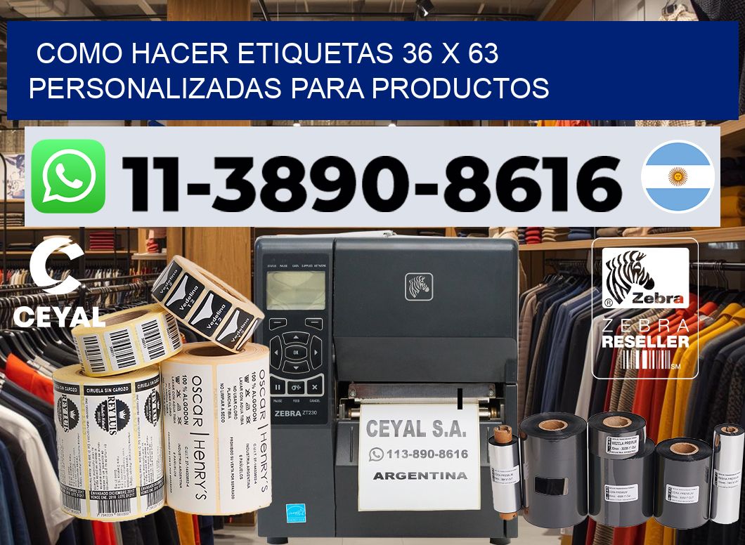 como hacer etiquetas 36 x 63 personalizadas para productos