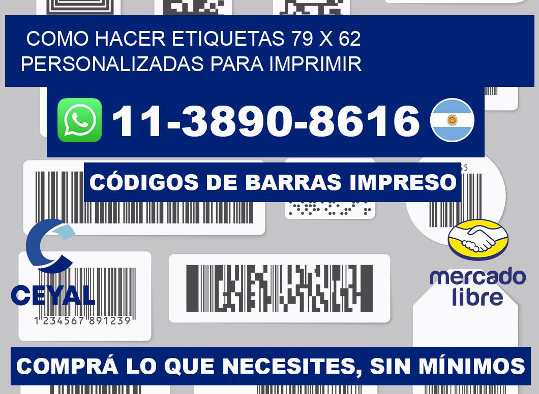 como hacer etiquetas 79 x 62 personalizadas para imprimir