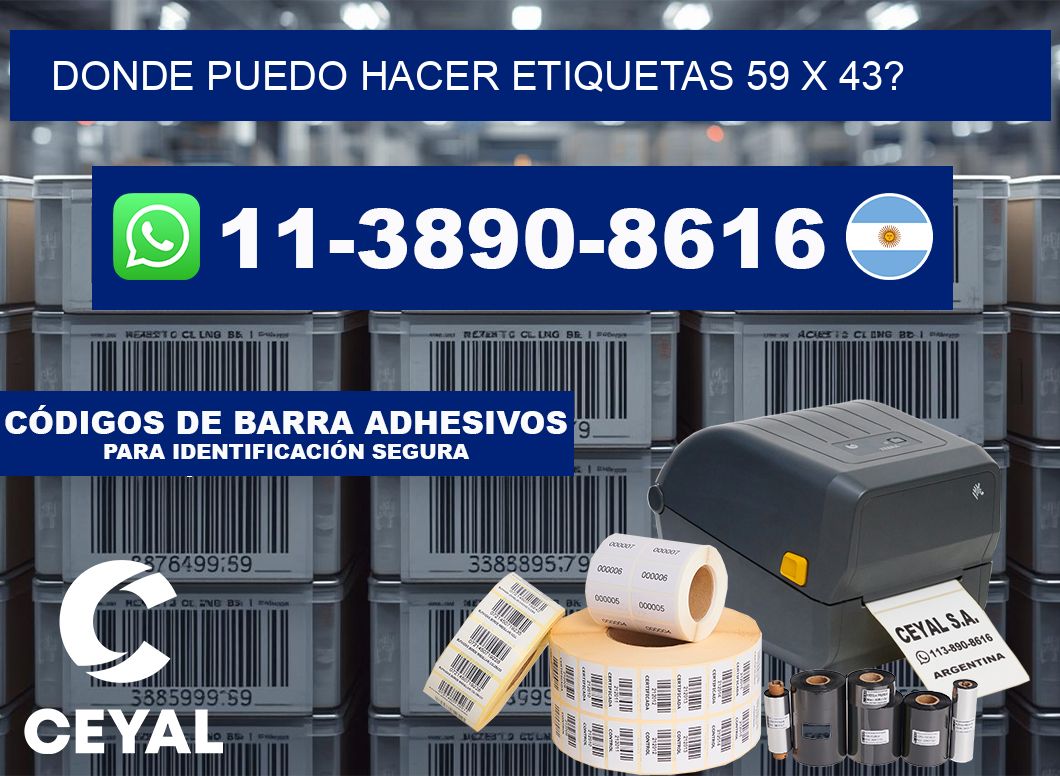 donde puedo hacer etiquetas 59 x 43?