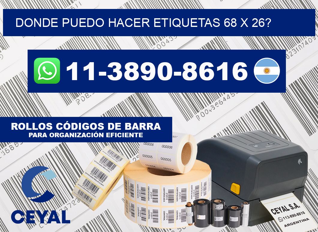 donde puedo hacer etiquetas 68 x 26?