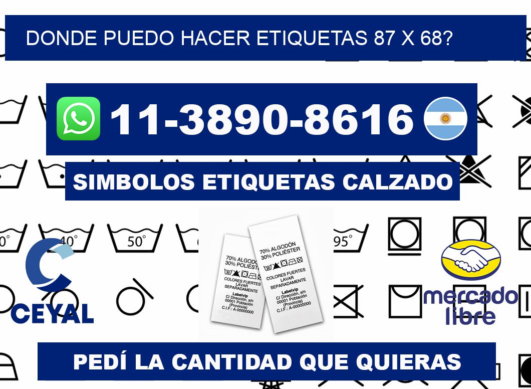 donde puedo hacer etiquetas 87 x 68?