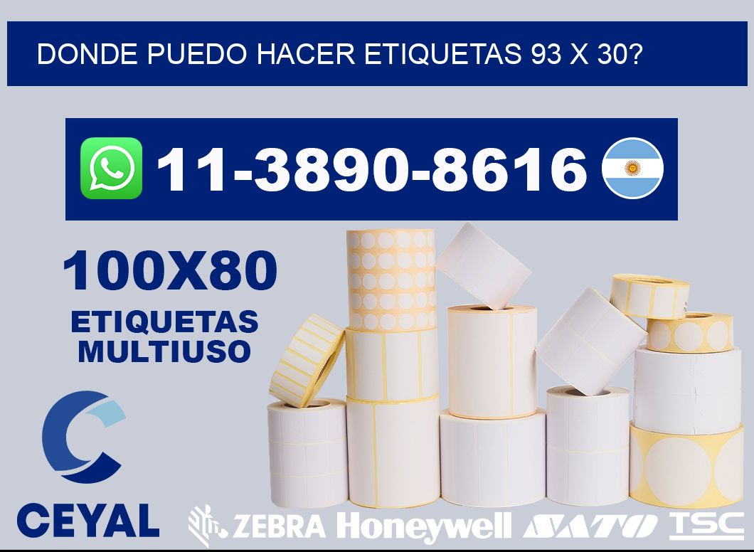 donde puedo hacer etiquetas 93 x 30?