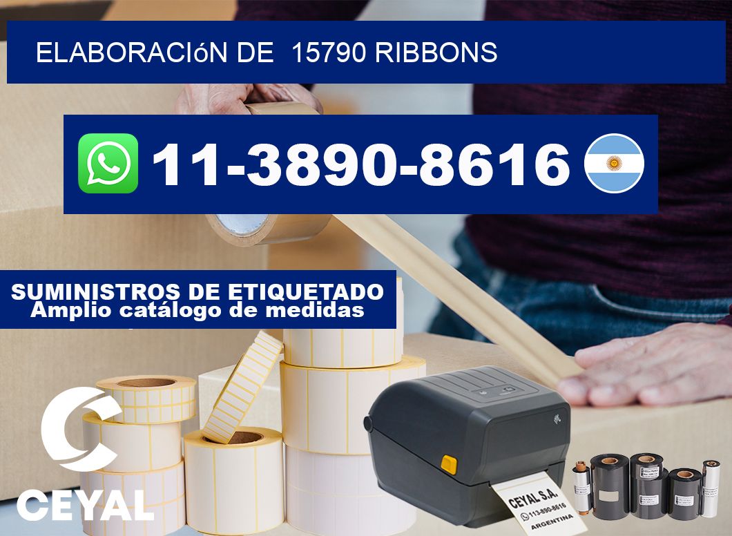 elaboración de 15790 ribbons