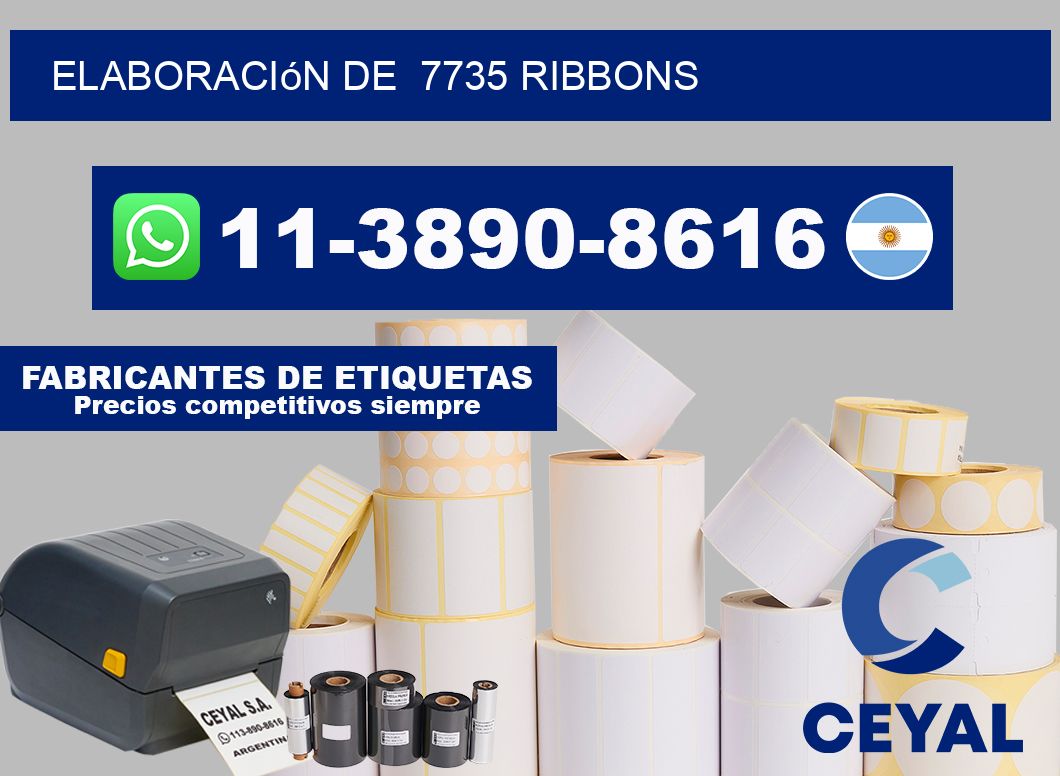 elaboración de  7735 ribbons