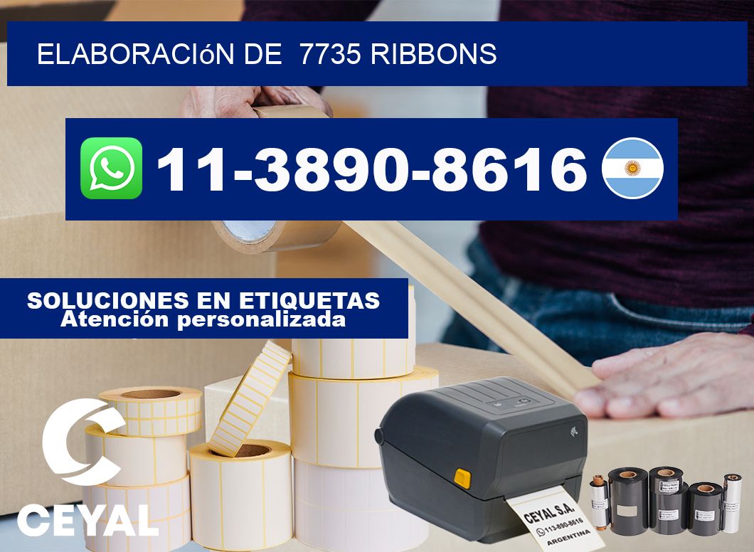 elaboración de  7735 ribbons