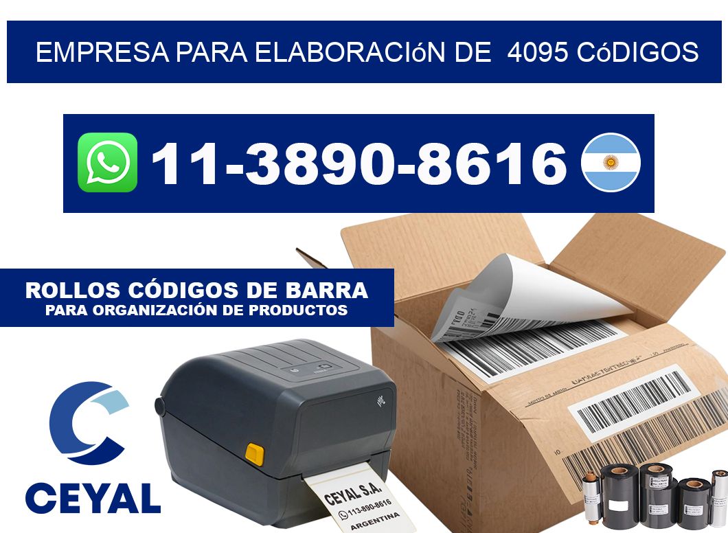 empresa para elaboración de  4095 códigos