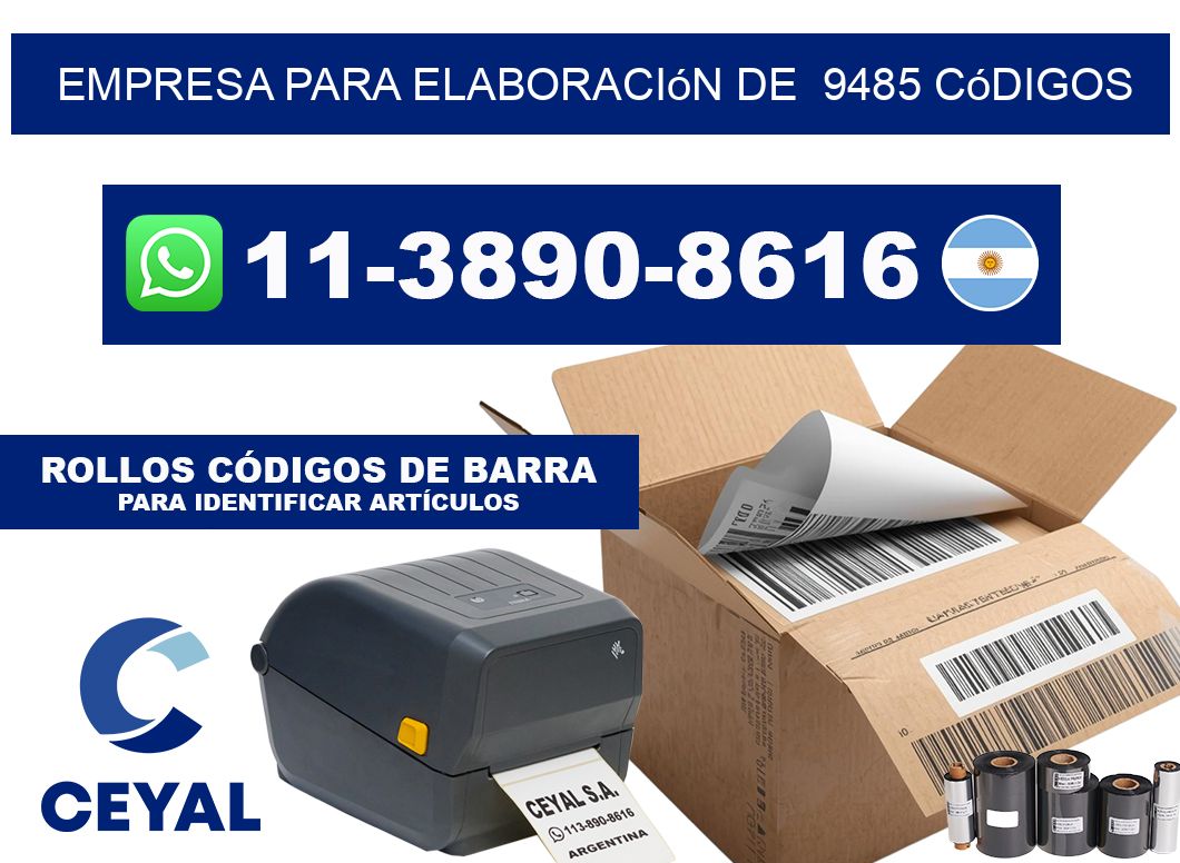 empresa para elaboración de  9485 códigos