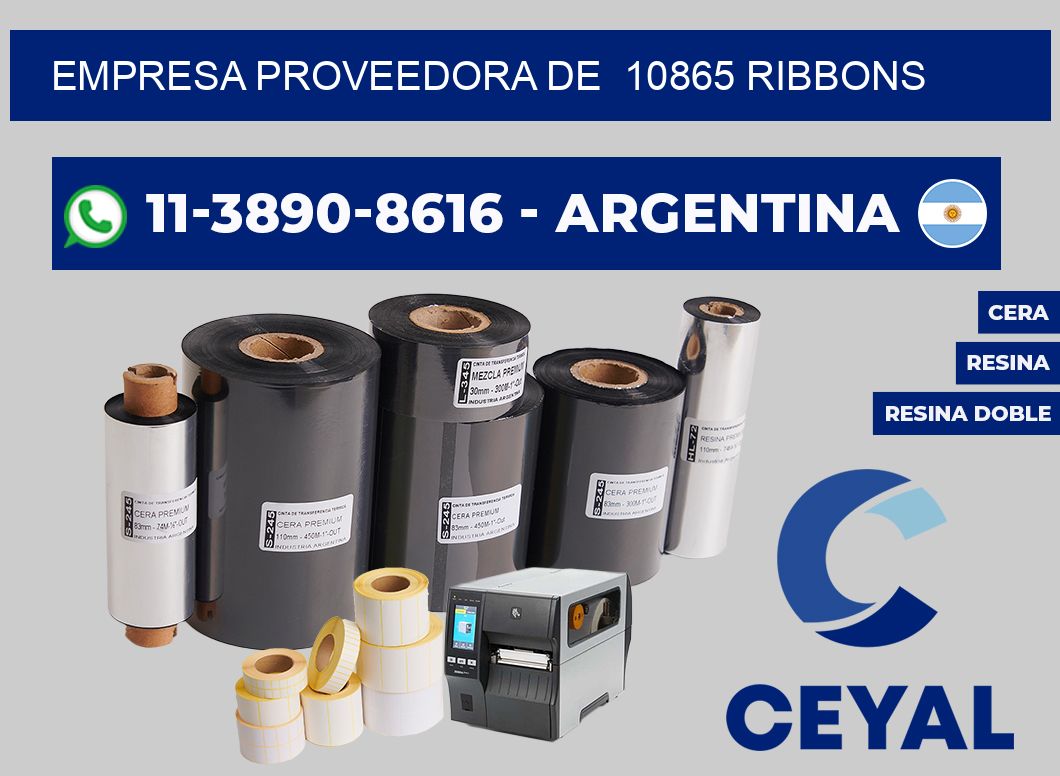 empresa proveedora de  10865 ribbons
