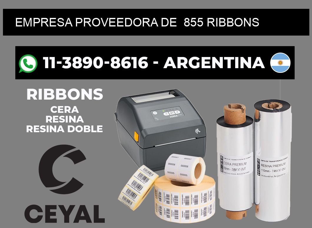 empresa proveedora de 855 ribbons