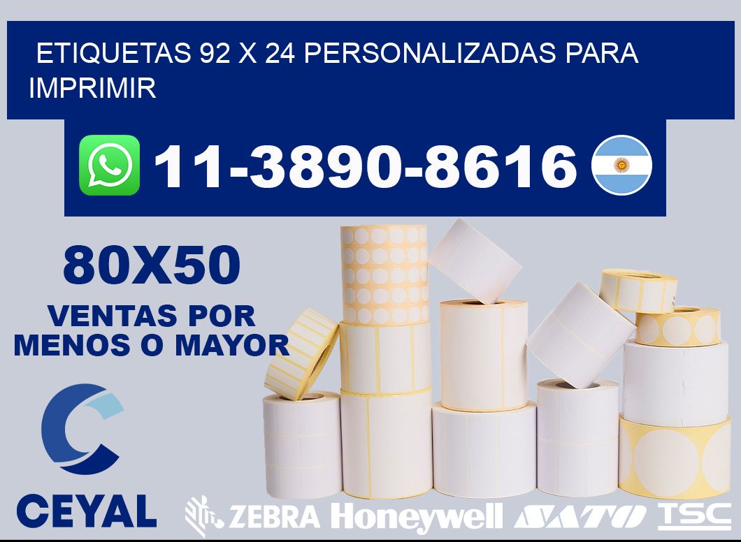 etiquetas 92 x 24 personalizadas para imprimir