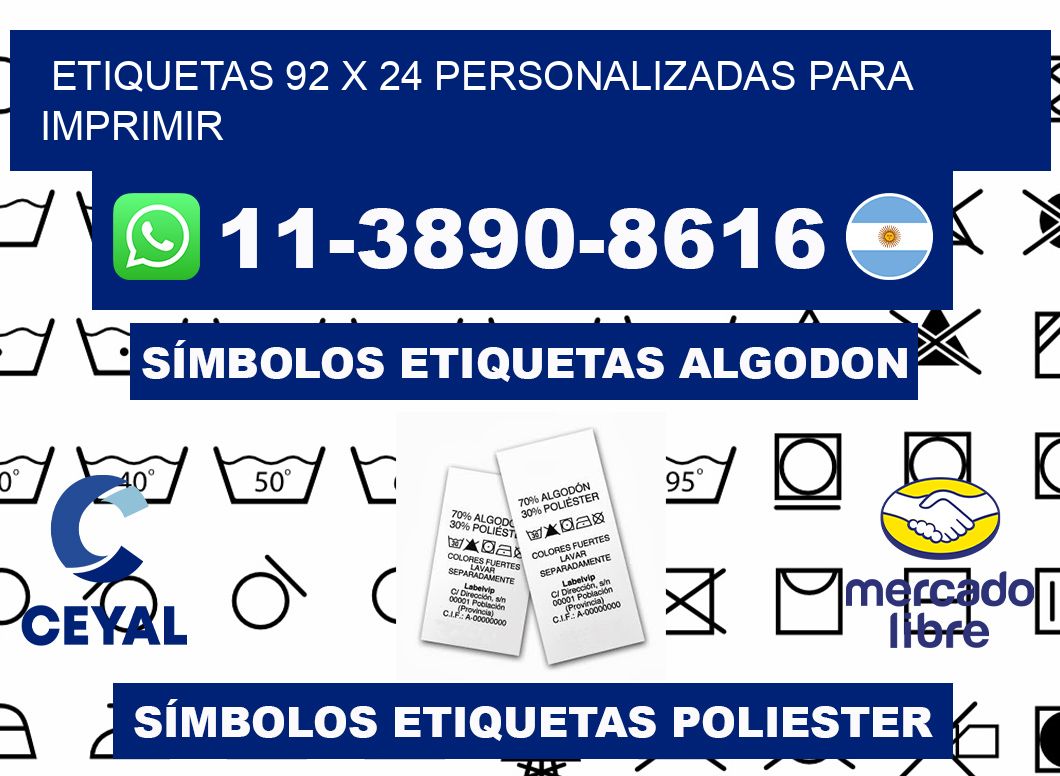 etiquetas 92 x 24 personalizadas para imprimir