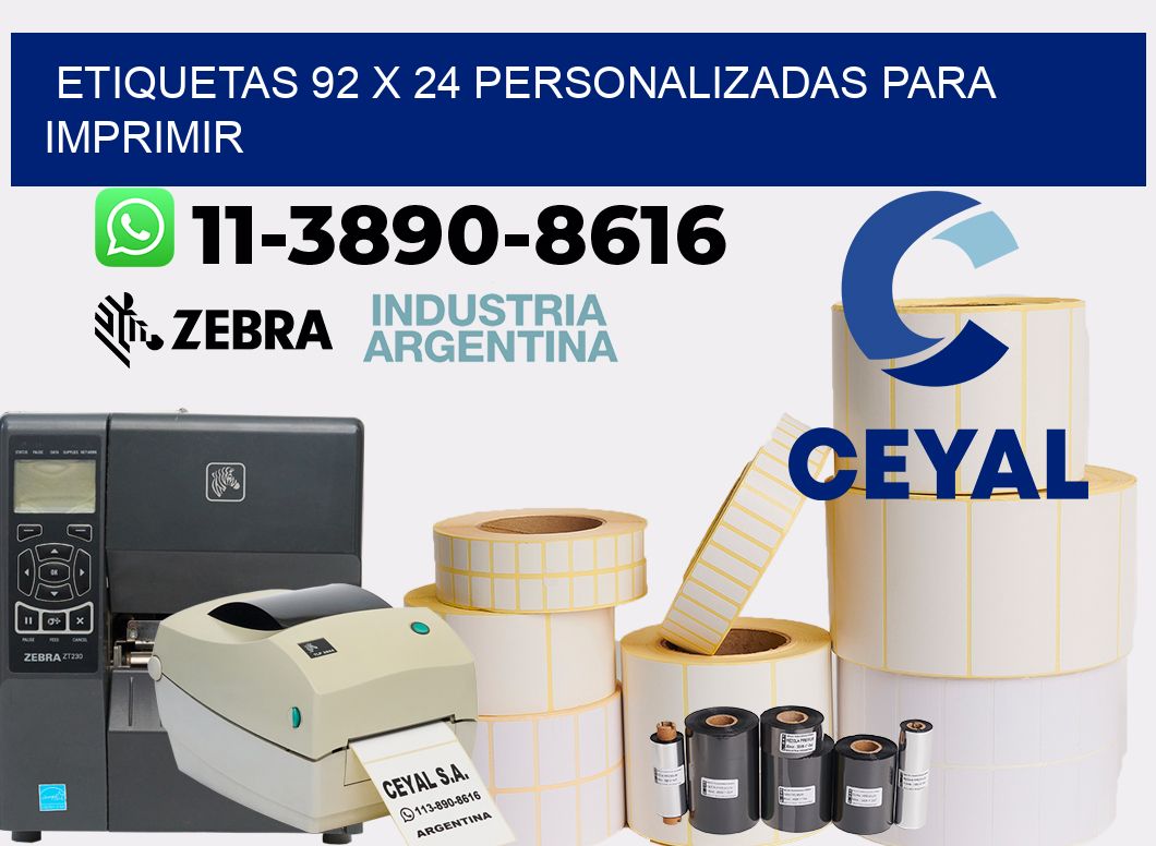 etiquetas 92 x 24 personalizadas para imprimir