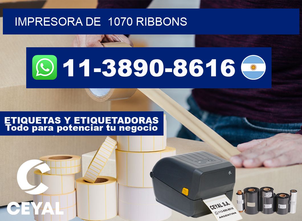 impresora de  1070 ribbons