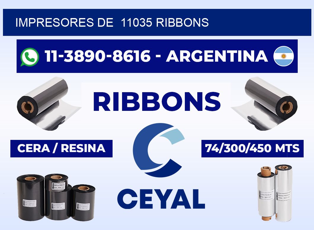 impresores de 11035 ribbons