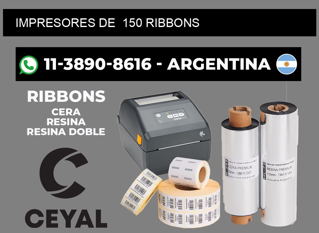 impresores de 150 ribbons