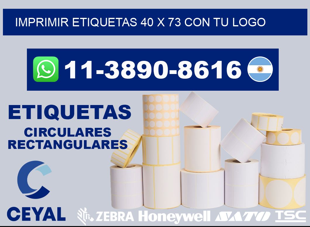 imprimir etiquetas 40 x 73 con tu logo