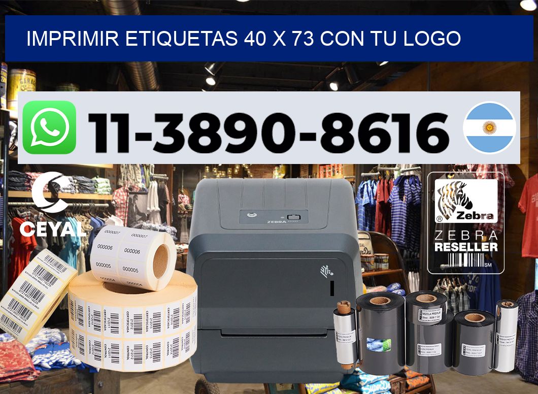 imprimir etiquetas 40 x 73 con tu logo