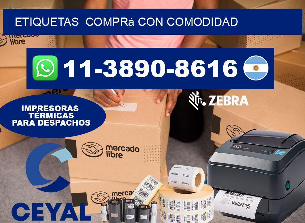 ETIQUETAS  Comprá con comodidad