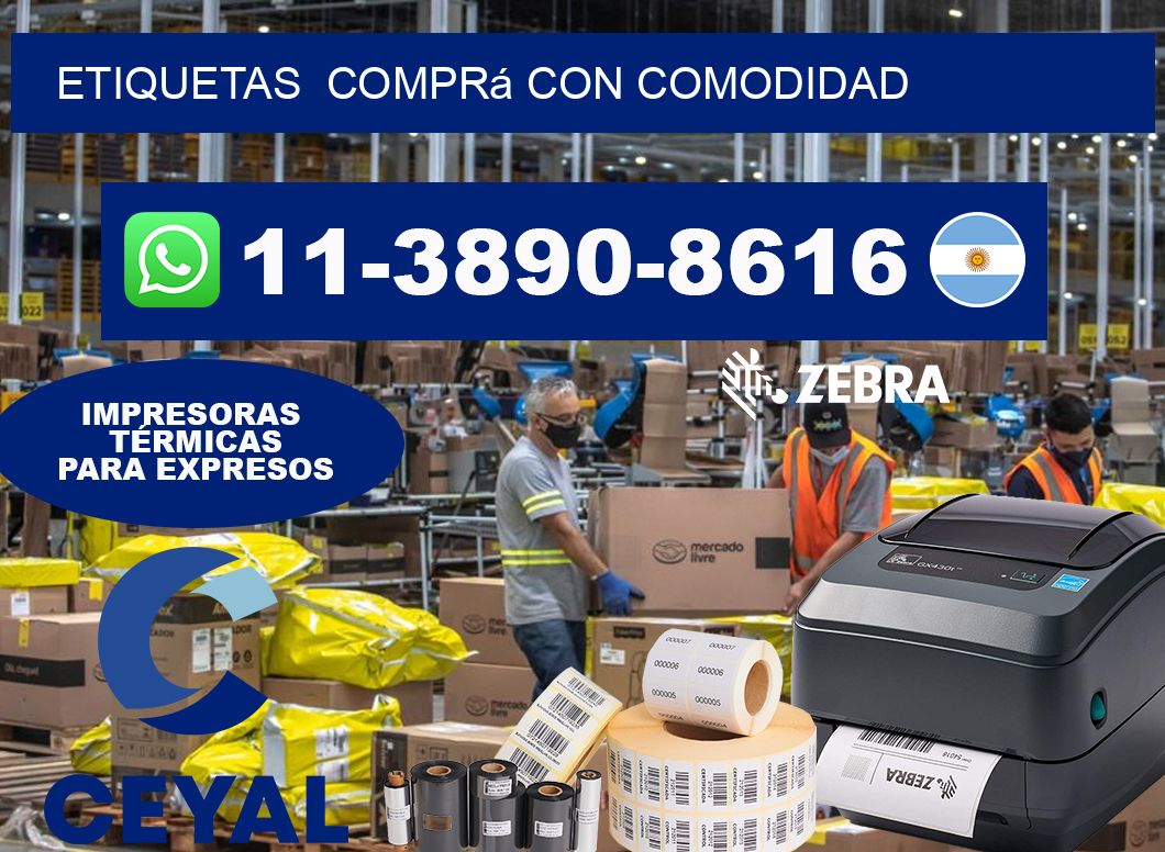 ETIQUETAS  Comprá con comodidad