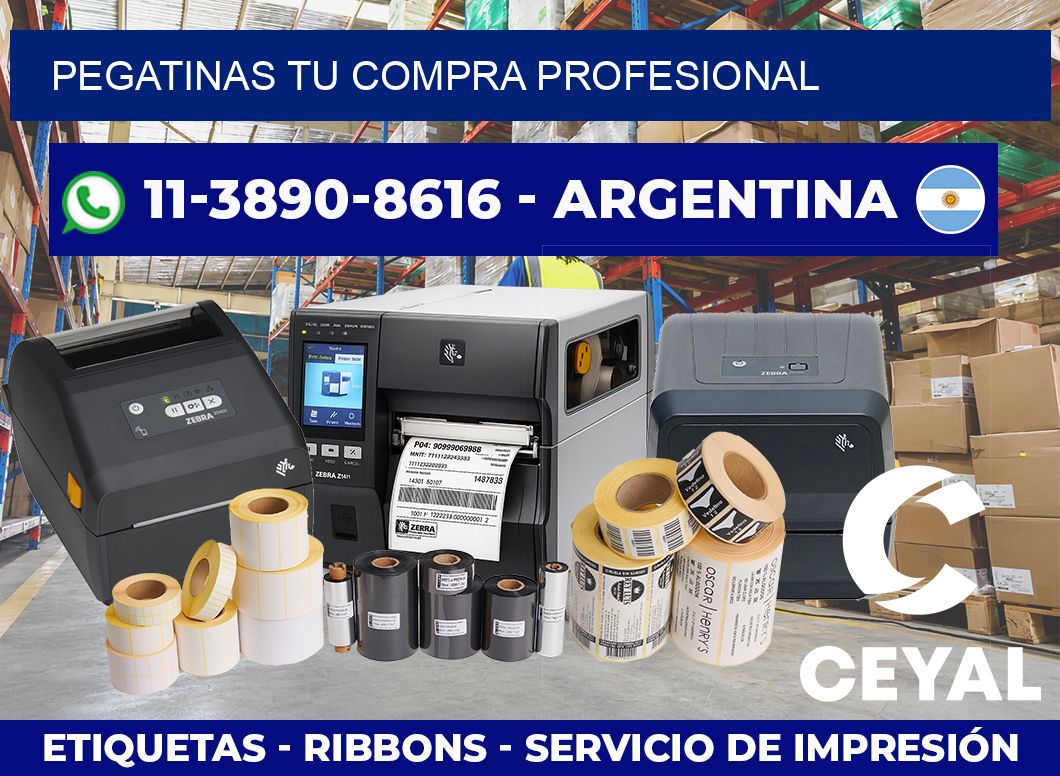 PEGATINAS Tu compra profesional