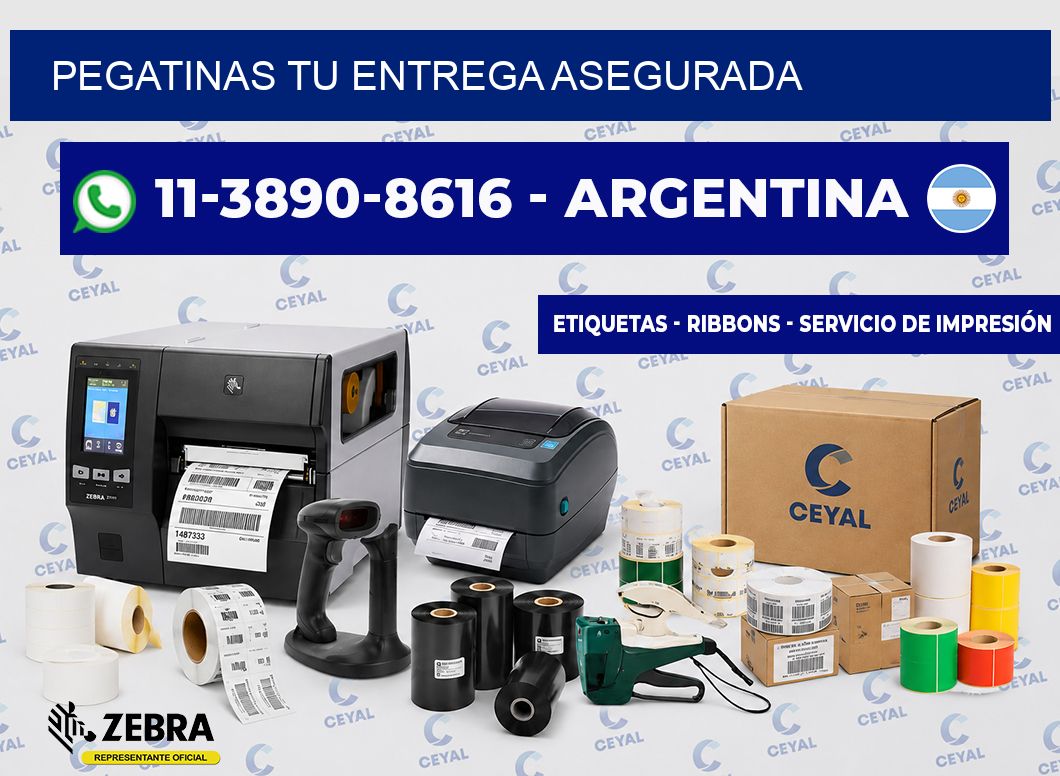PEGATINAS Tu entrega asegurada