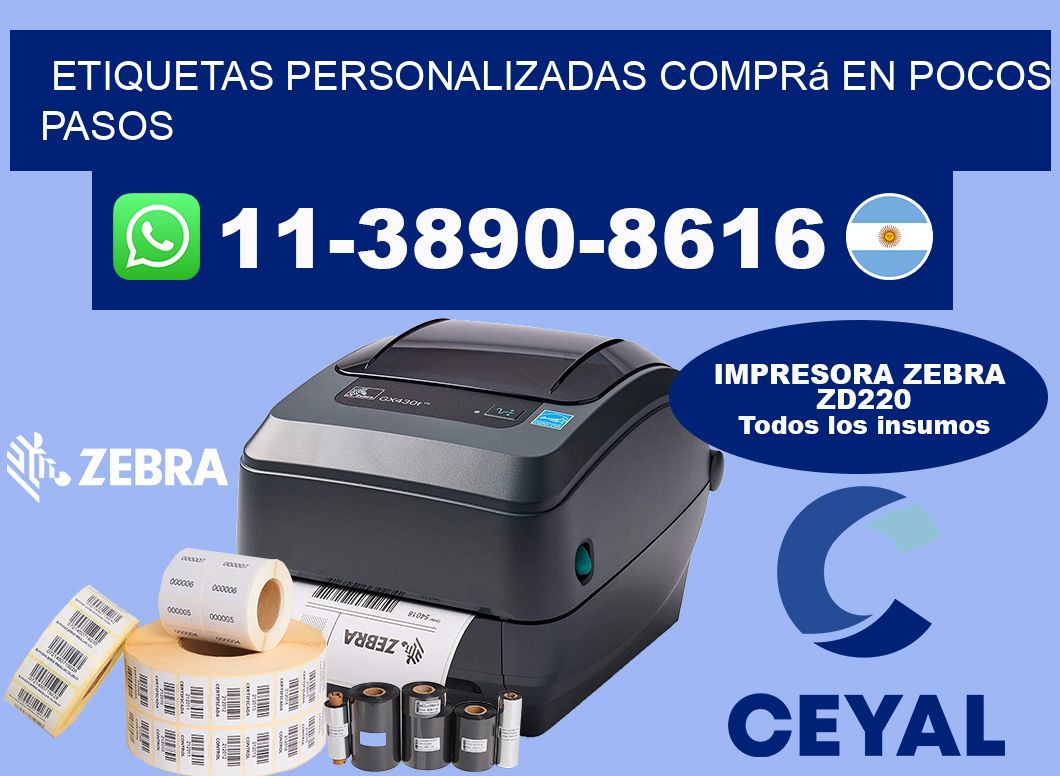 etiquetas personalizadas Comprá en pocos pasos