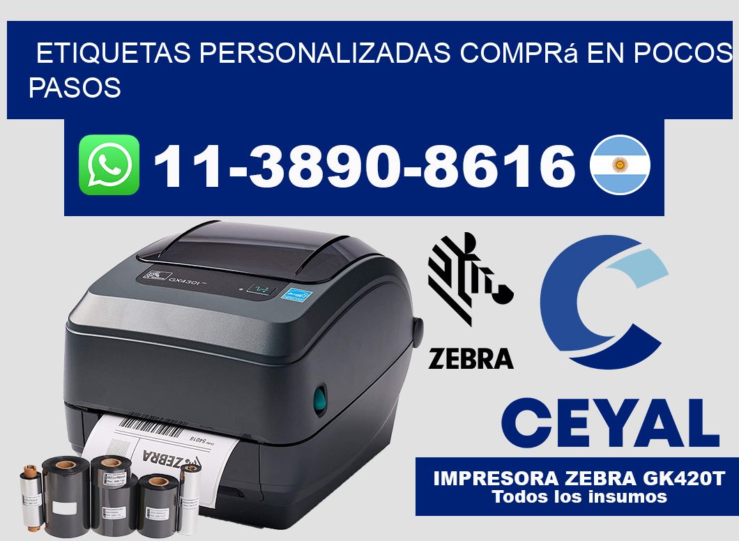 etiquetas personalizadas Comprá en pocos pasos