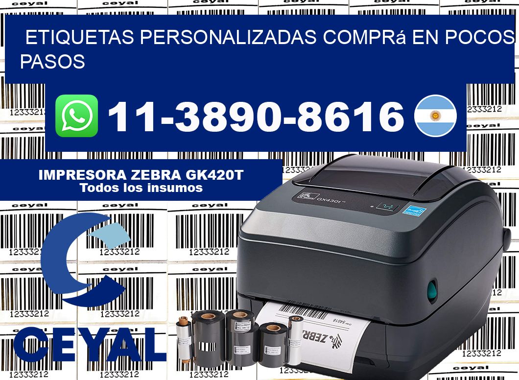 etiquetas personalizadas Comprá en pocos pasos