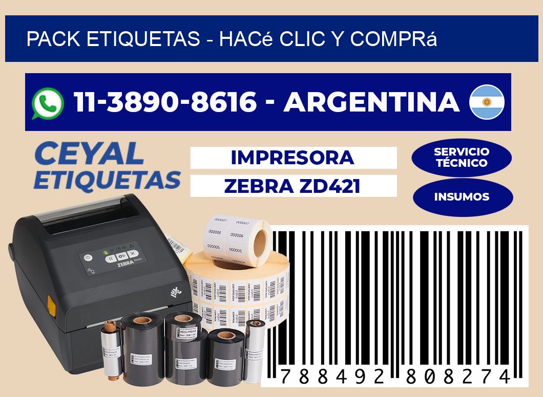 pack etiquetas - Hacé clic y comprá