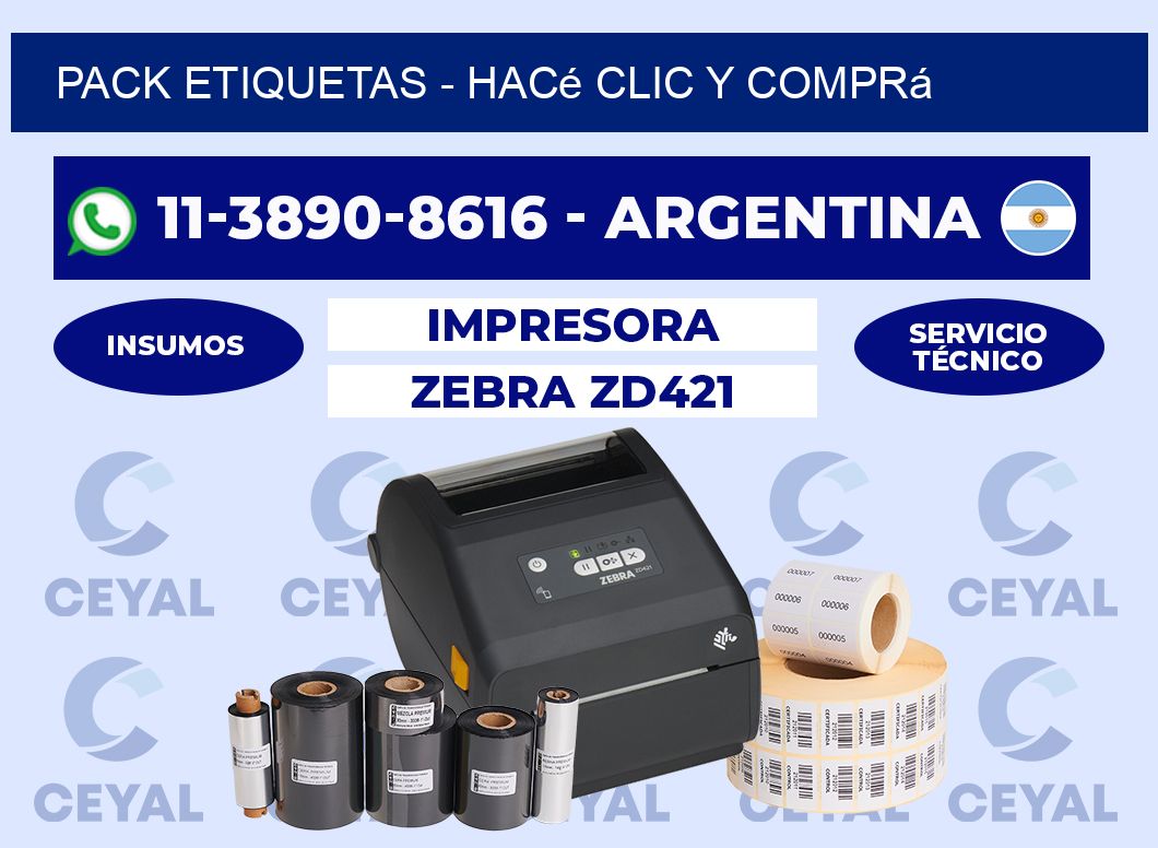 pack etiquetas - Hacé clic y comprá